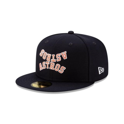 Houston Astros Gorra | New Era MLB Team Mirror 59fifty Fitted Cap Mexico - Azules